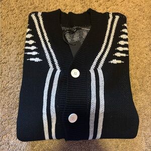 Black and White Men's Sweater